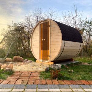 Sauna beczka 2x2